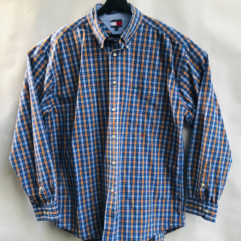 Tommy Hilfiger Vintage Button Down Shirt Size: XL